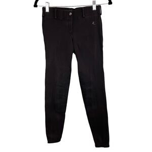 Horze Horse Riding Pants Women Size 22 Black Knee Patch Equestrian Cowgirl Rodeo